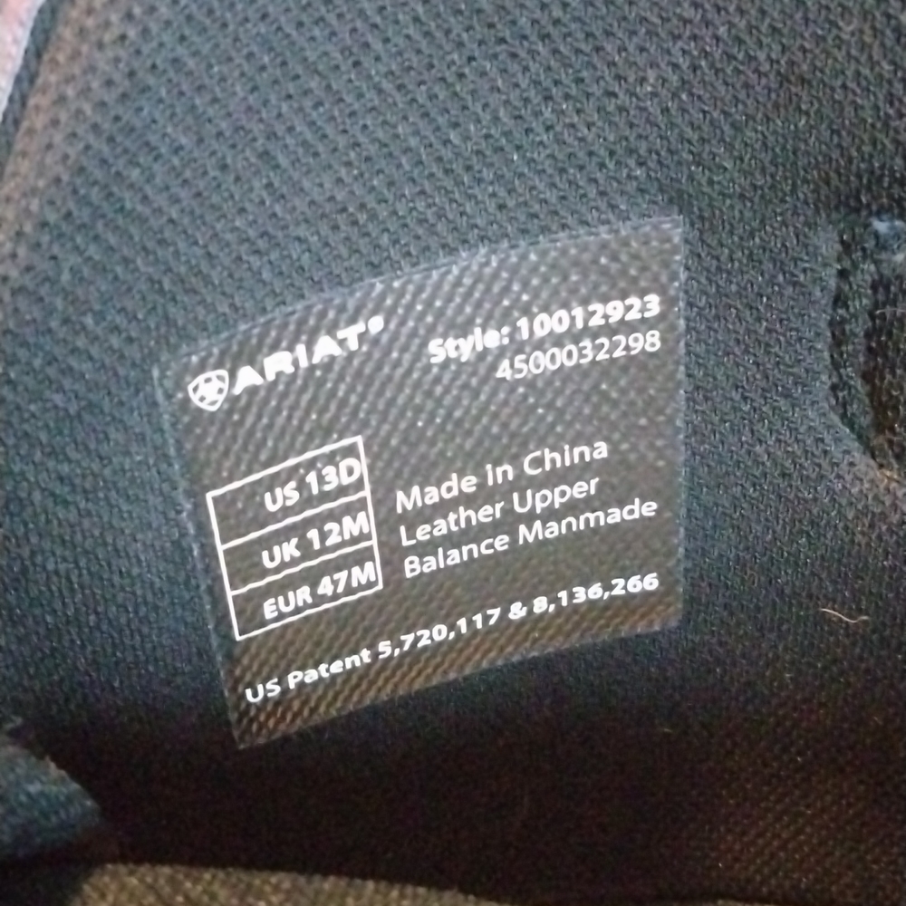 ARIAT WORK BOOTS WATERPROOF - Picture 7 of 11